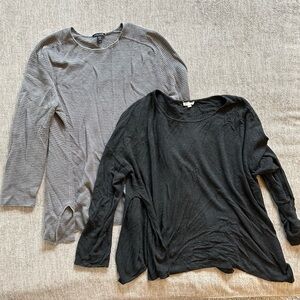 Eileen Fisher Gray Sweater Bundle